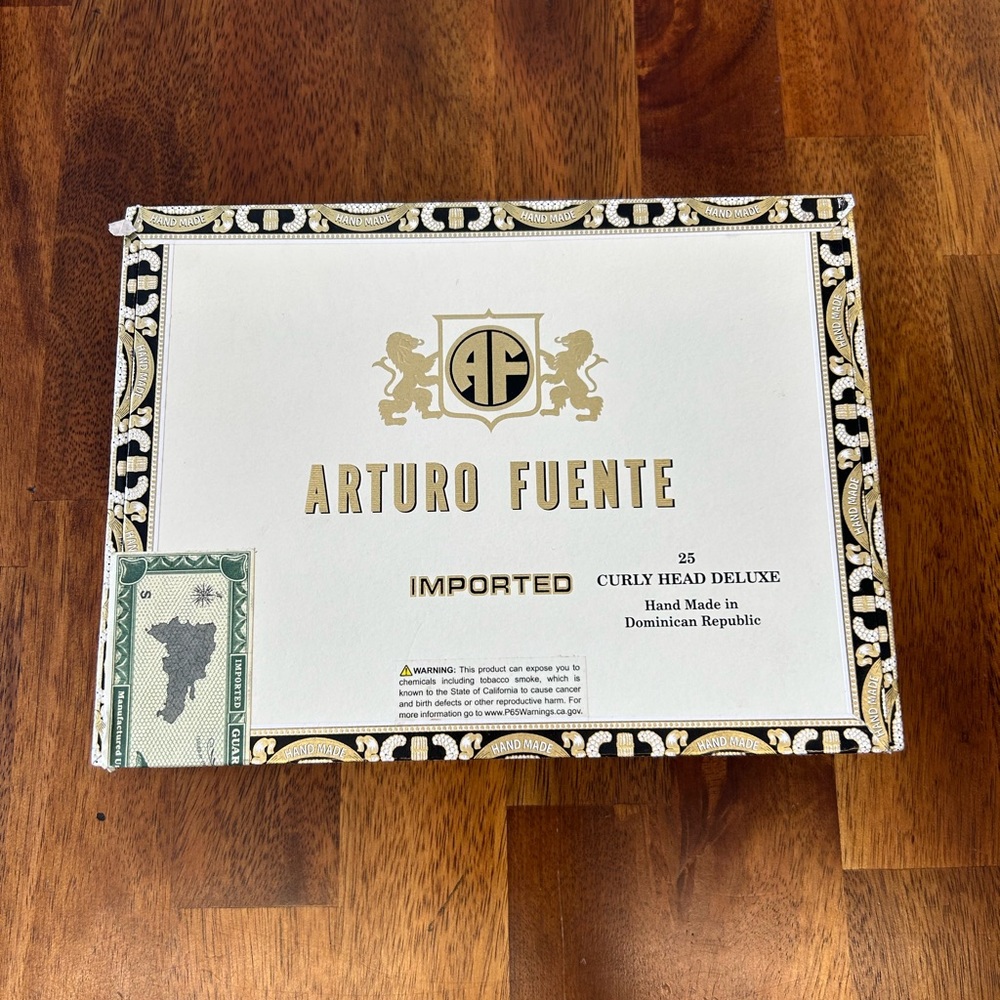 Empty Cigar Box Arturo Fuente